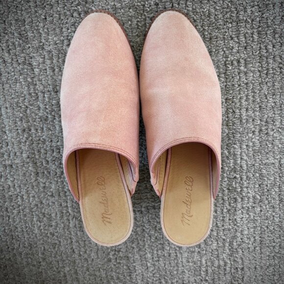Madewell Harper Mule in Pink Suede, "Old Rose", 7M - Picture 4 of 16